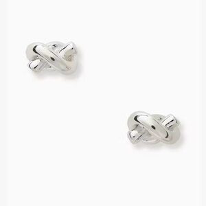 Kate Spade Sailor Knot Earrings Silver